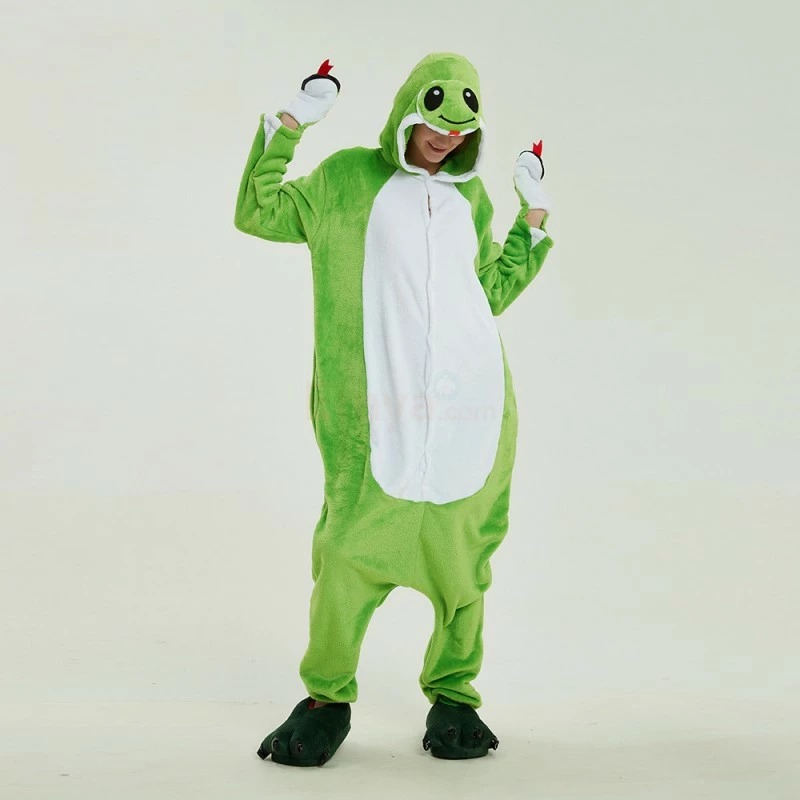 Etaya Green Snake Kigurumi Animal Onesie Pajama Costumes For Adult - Image 11