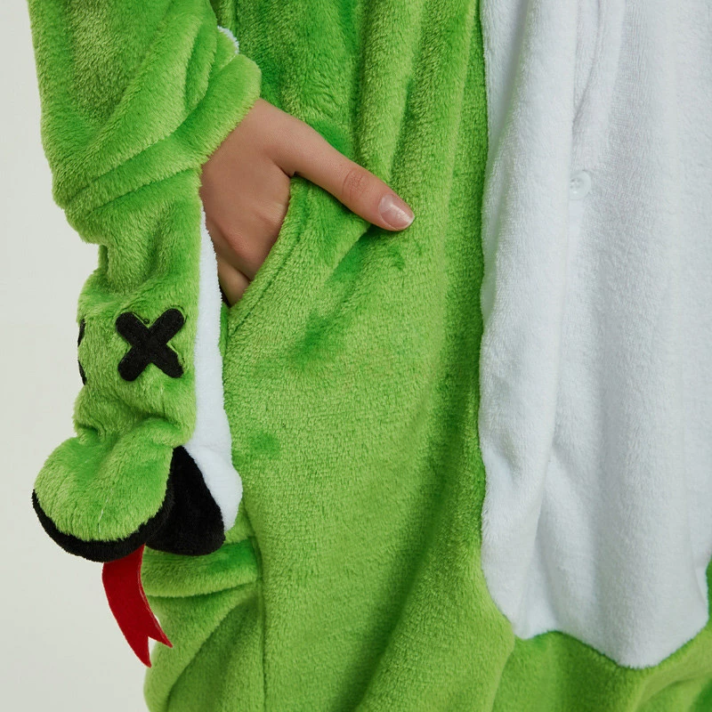 Etaya Green Snake Kigurumi Animal Onesie Pajama Costumes For Adult - Image 16