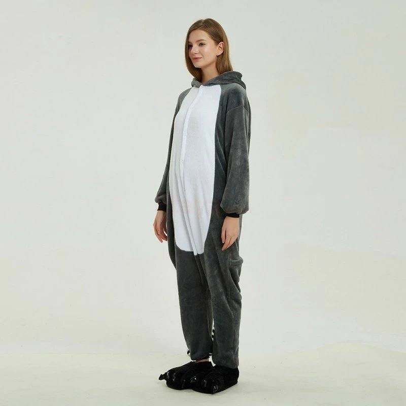 Etaya Ring Tailed Lemur Kigurumi Onesies Pajamas Animal Onesies For Adult - Image 3