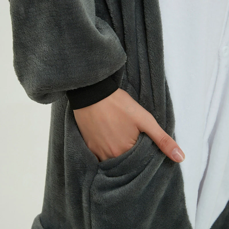 Etaya Ring Tailed Lemur Kigurumi Onesies Pajamas Animal Onesies For Adult - Image 16