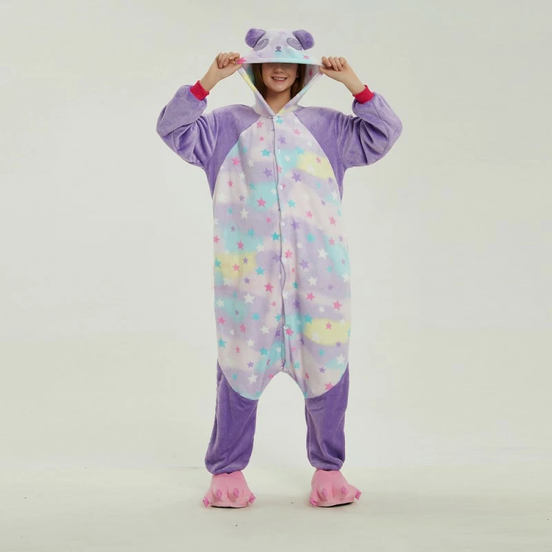 Etaya Star Kung Fu Panda Kigurumi Animal Onesie Pajama Costumes For Adult - Image 9