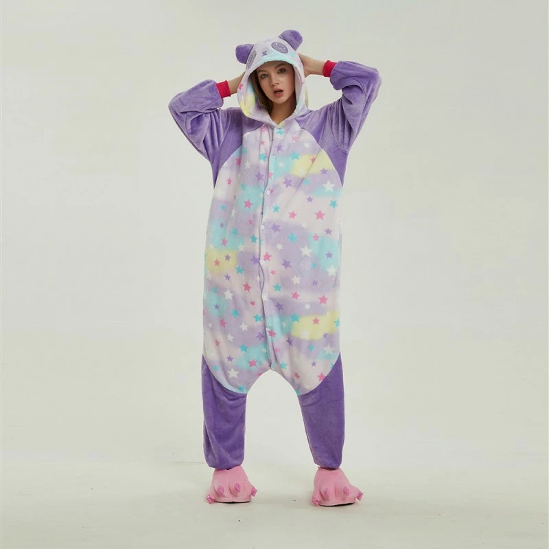 Etaya Star Kung Fu Panda Kigurumi Animal Onesie Pajama Costumes For Adult - Image 10