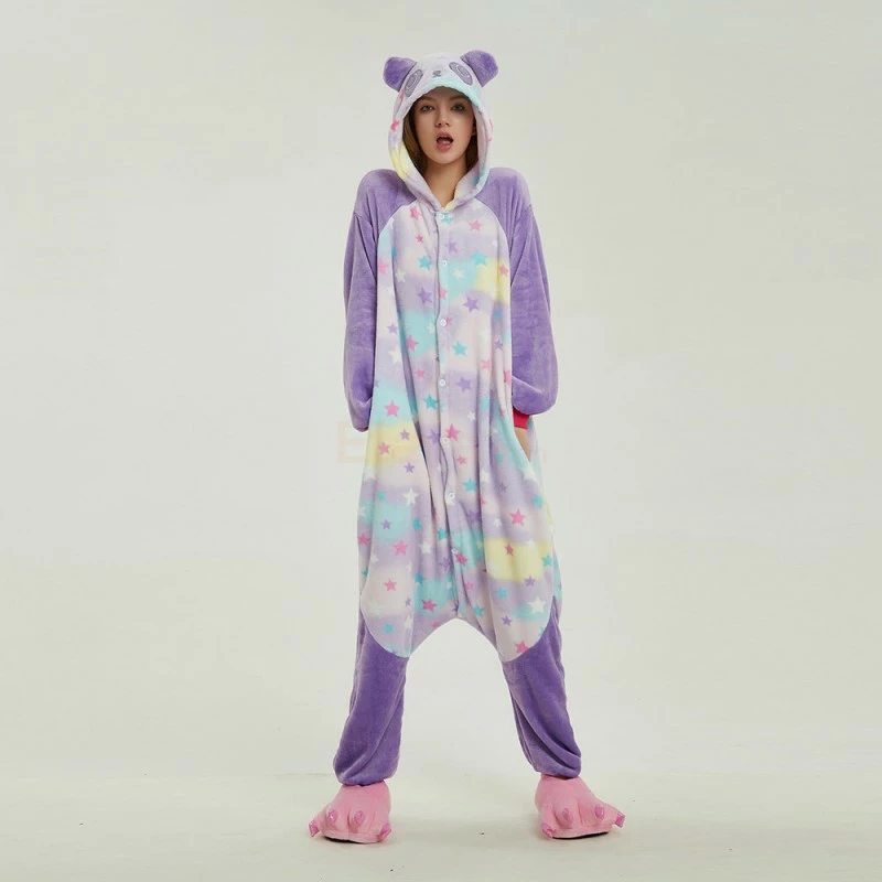 Etaya Star Kung Fu Panda Kigurumi Animal Onesie Pajama Costumes For Adult - Image 12