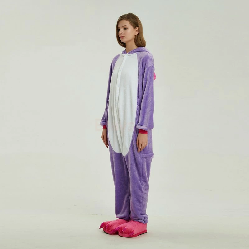 Etaya Light Purple Unicorn Kigurumi Onesies Pajamas Animal Onesies For Adult - Image 3