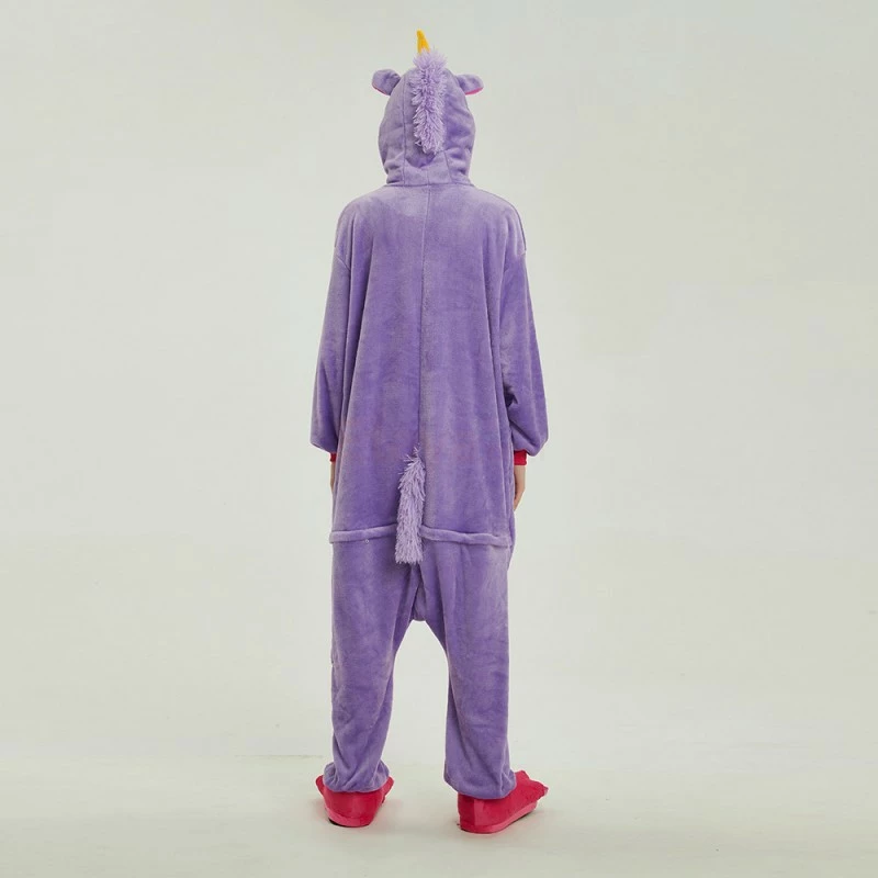 Etaya Light Purple Unicorn Kigurumi Onesies Pajamas Animal Onesies For Adult - Image 5