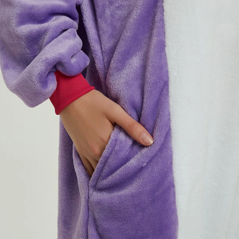 Etaya Light Purple Unicorn Kigurumi Onesies Pajamas Animal Onesies For Adult - Image 17